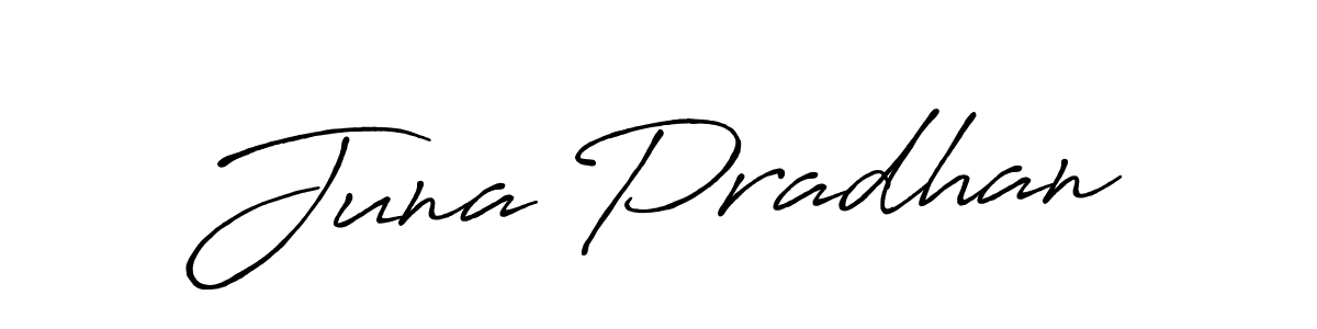 Similarly Antro_Vectra_Bolder is the best handwritten signature design. Signature creator online .You can use it as an online autograph creator for name Juna Pradhan. Juna Pradhan signature style 7 images and pictures png