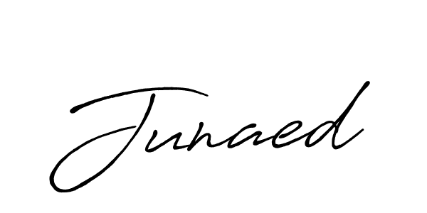 Use a signature maker to create a handwritten signature online. With this signature software, you can design (Antro_Vectra_Bolder) your own signature for name Junaed. Junaed signature style 7 images and pictures png