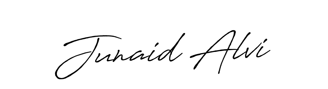 if you are searching for the best signature style for your name Junaid Alvi. so please give up your signature search. here we have designed multiple signature styles  using Antro_Vectra_Bolder. Junaid Alvi signature style 7 images and pictures png