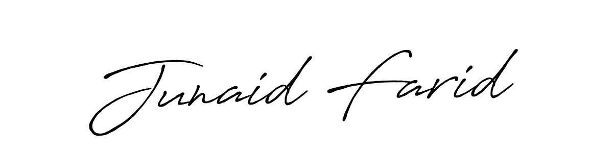 It looks lik you need a new signature style for name Junaid Farid. Design unique handwritten (Antro_Vectra_Bolder) signature with our free signature maker in just a few clicks. Junaid Farid signature style 7 images and pictures png