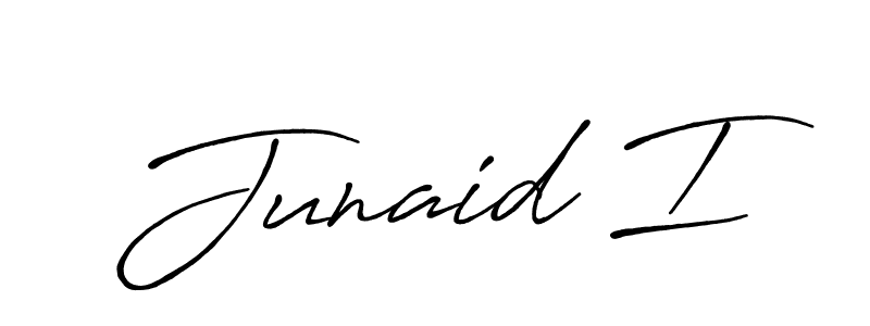 You should practise on your own different ways (Antro_Vectra_Bolder) to write your name (Junaid I) in signature. don't let someone else do it for you. Junaid I signature style 7 images and pictures png