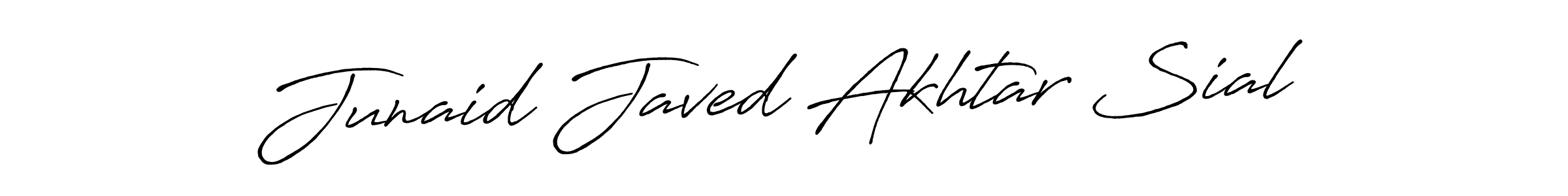 Use a signature maker to create a handwritten signature online. With this signature software, you can design (Antro_Vectra_Bolder) your own signature for name Junaid Javed Akhtar Sial. Junaid Javed Akhtar Sial signature style 7 images and pictures png