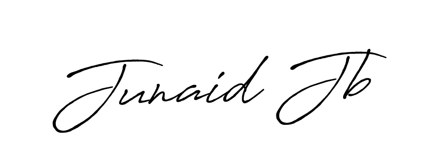 Design your own signature with our free online signature maker. With this signature software, you can create a handwritten (Antro_Vectra_Bolder) signature for name Junaid Jb. Junaid Jb signature style 7 images and pictures png