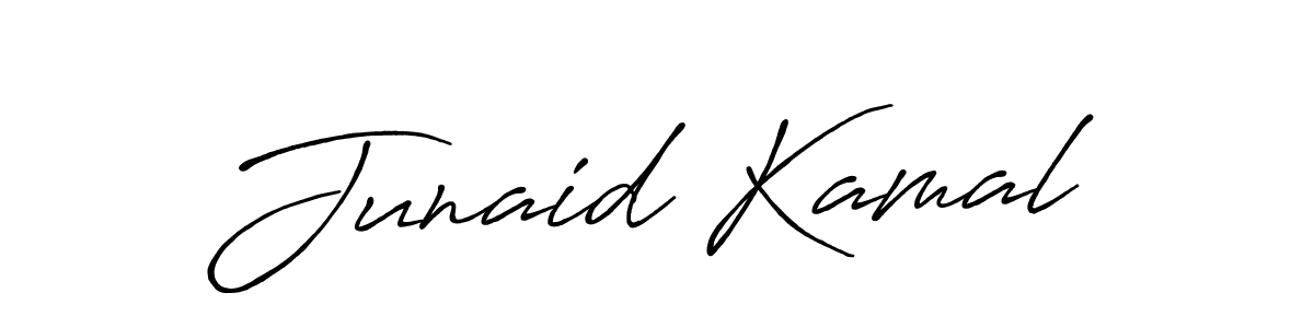 How to make Junaid Kamal signature? Antro_Vectra_Bolder is a professional autograph style. Create handwritten signature for Junaid Kamal name. Junaid Kamal signature style 7 images and pictures png