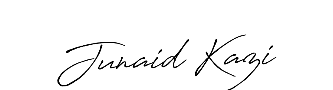How to Draw Junaid Kazi signature style? Antro_Vectra_Bolder is a latest design signature styles for name Junaid Kazi. Junaid Kazi signature style 7 images and pictures png