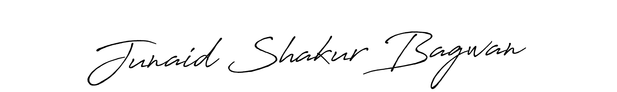 You should practise on your own different ways (Antro_Vectra_Bolder) to write your name (Junaid Shakur Bagwan) in signature. don't let someone else do it for you. Junaid Shakur Bagwan signature style 7 images and pictures png