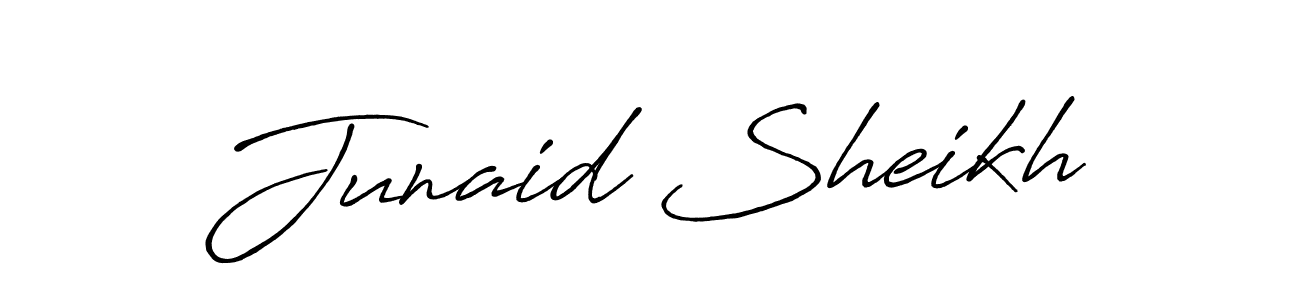 You should practise on your own different ways (Antro_Vectra_Bolder) to write your name (Junaid Sheikh) in signature. don't let someone else do it for you. Junaid Sheikh signature style 7 images and pictures png