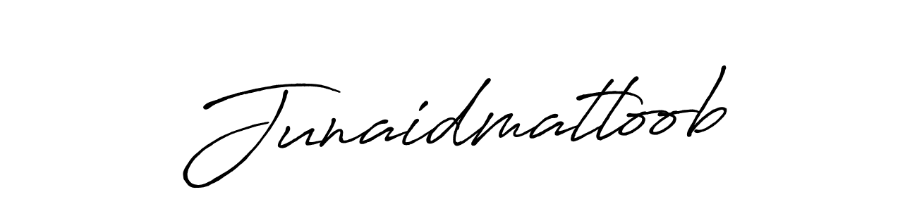 How to Draw Junaidmatloob signature style? Antro_Vectra_Bolder is a latest design signature styles for name Junaidmatloob. Junaidmatloob signature style 7 images and pictures png