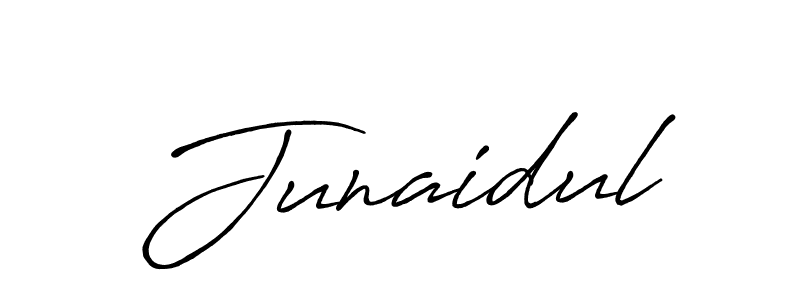Also You can easily find your signature by using the search form. We will create Junaidul name handwritten signature images for you free of cost using Antro_Vectra_Bolder sign style. Junaidul signature style 7 images and pictures png