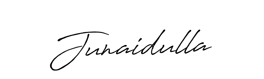 Make a beautiful signature design for name Junaidulla. With this signature (Antro_Vectra_Bolder) style, you can create a handwritten signature for free. Junaidulla signature style 7 images and pictures png