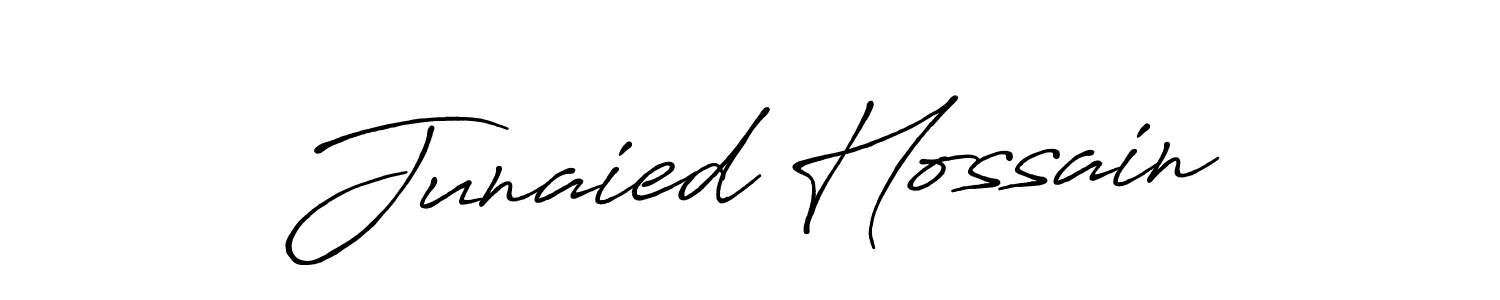 How to make Junaied Hossain signature? Antro_Vectra_Bolder is a professional autograph style. Create handwritten signature for Junaied Hossain name. Junaied Hossain signature style 7 images and pictures png