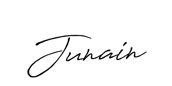 Also You can easily find your signature by using the search form. We will create Junain name handwritten signature images for you free of cost using Antro_Vectra_Bolder sign style. Junain signature style 7 images and pictures png