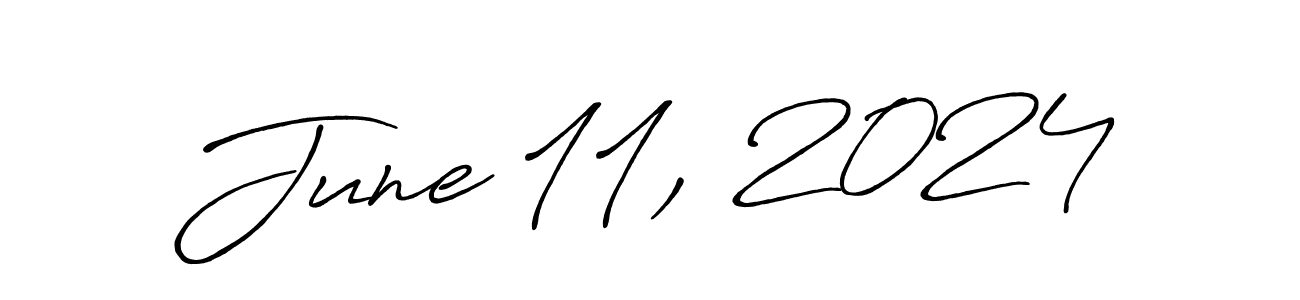 Make a beautiful signature design for name June 11, 2024. With this signature (Antro_Vectra_Bolder) style, you can create a handwritten signature for free. June 11, 2024 signature style 7 images and pictures png