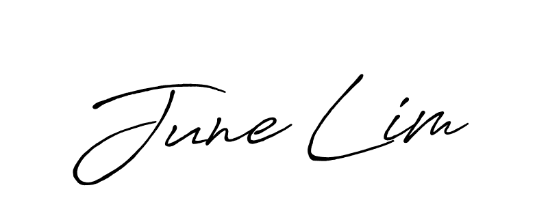 June Lim stylish signature style. Best Handwritten Sign (Antro_Vectra_Bolder) for my name. Handwritten Signature Collection Ideas for my name June Lim. June Lim signature style 7 images and pictures png