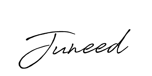 You should practise on your own different ways (Antro_Vectra_Bolder) to write your name (Juneed) in signature. don't let someone else do it for you. Juneed signature style 7 images and pictures png