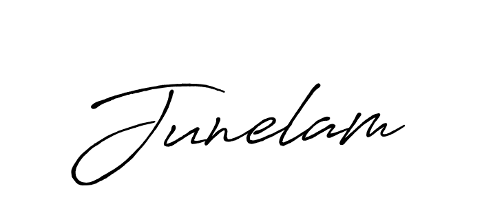 The best way (Antro_Vectra_Bolder) to make a short signature is to pick only two or three words in your name. The name Junelam include a total of six letters. For converting this name. Junelam signature style 7 images and pictures png