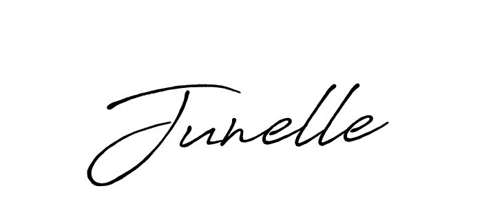 You should practise on your own different ways (Antro_Vectra_Bolder) to write your name (Junelle) in signature. don't let someone else do it for you. Junelle signature style 7 images and pictures png