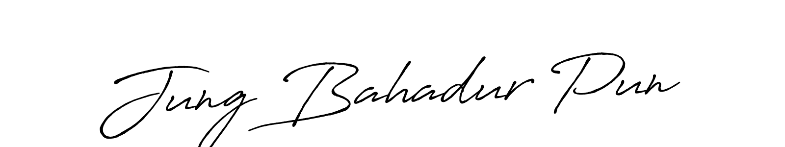 Once you've used our free online signature maker to create your best signature Antro_Vectra_Bolder style, it's time to enjoy all of the benefits that Jung Bahadur Pun name signing documents. Jung Bahadur Pun signature style 7 images and pictures png