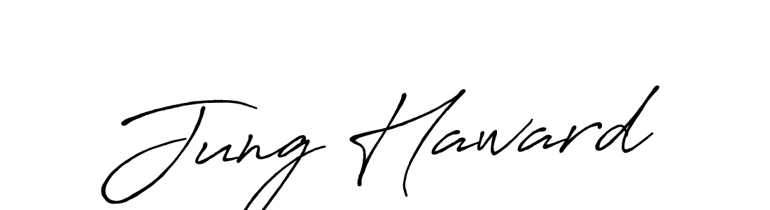 How to make Jung Haward signature? Antro_Vectra_Bolder is a professional autograph style. Create handwritten signature for Jung Haward name. Jung Haward signature style 7 images and pictures png