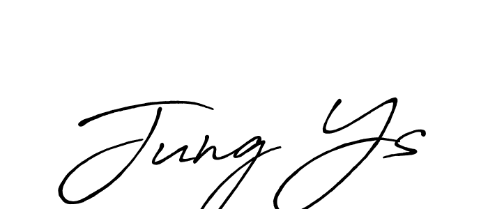 Create a beautiful signature design for name Jung Ys. With this signature (Antro_Vectra_Bolder) fonts, you can make a handwritten signature for free. Jung Ys signature style 7 images and pictures png