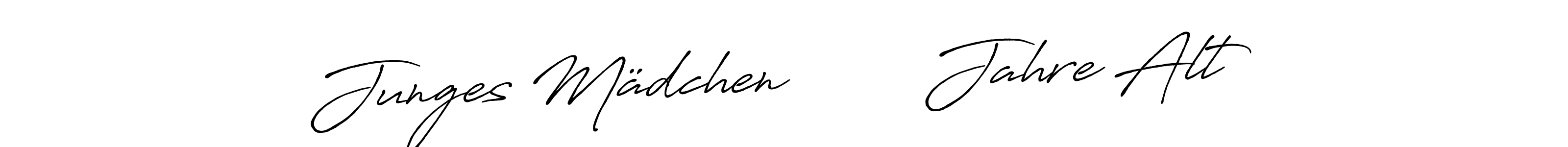 Create a beautiful signature design for name Junges Mädchen        Jahre Alt. With this signature (Antro_Vectra_Bolder) fonts, you can make a handwritten signature for free. Junges Mädchen        Jahre Alt signature style 7 images and pictures png