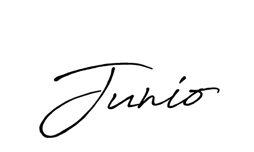 Similarly Antro_Vectra_Bolder is the best handwritten signature design. Signature creator online .You can use it as an online autograph creator for name Junio. Junio signature style 7 images and pictures png