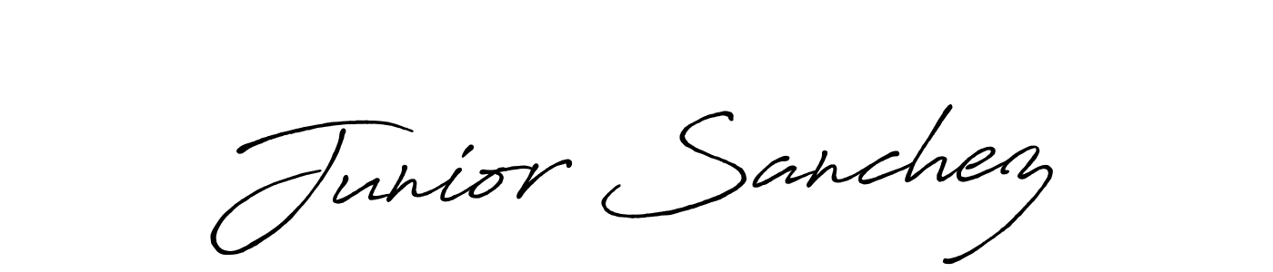 Also we have Junior Sanchez name is the best signature style. Create professional handwritten signature collection using Antro_Vectra_Bolder autograph style. Junior Sanchez signature style 7 images and pictures png