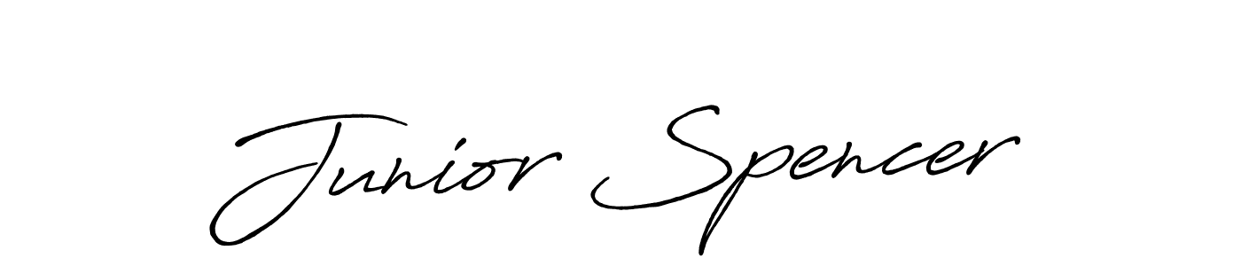 How to Draw Junior Spencer signature style? Antro_Vectra_Bolder is a latest design signature styles for name Junior Spencer. Junior Spencer signature style 7 images and pictures png