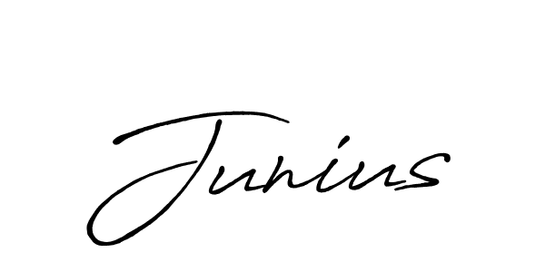It looks lik you need a new signature style for name Junius. Design unique handwritten (Antro_Vectra_Bolder) signature with our free signature maker in just a few clicks. Junius signature style 7 images and pictures png