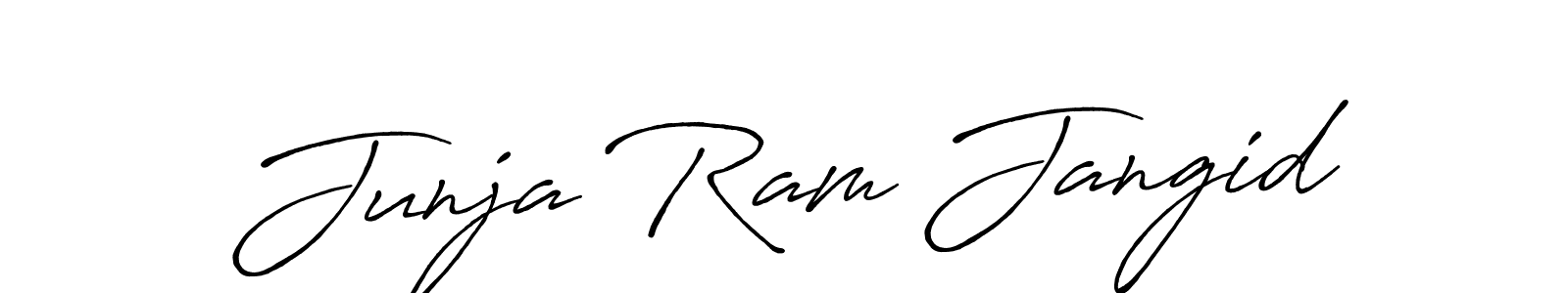 Make a beautiful signature design for name Junja Ram Jangid. Use this online signature maker to create a handwritten signature for free. Junja Ram Jangid signature style 7 images and pictures png