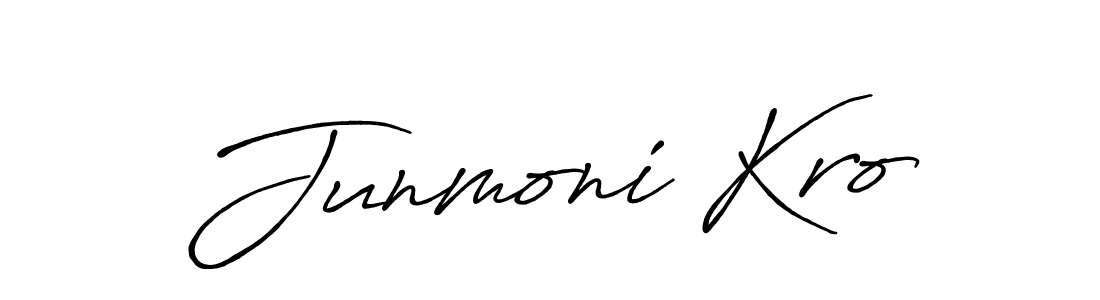 Make a short Junmoni Kro signature style. Manage your documents anywhere anytime using Antro_Vectra_Bolder. Create and add eSignatures, submit forms, share and send files easily. Junmoni Kro signature style 7 images and pictures png