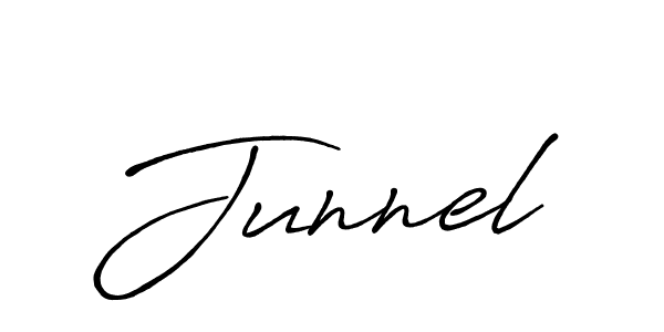 How to Draw Junnel signature style? Antro_Vectra_Bolder is a latest design signature styles for name Junnel. Junnel signature style 7 images and pictures png