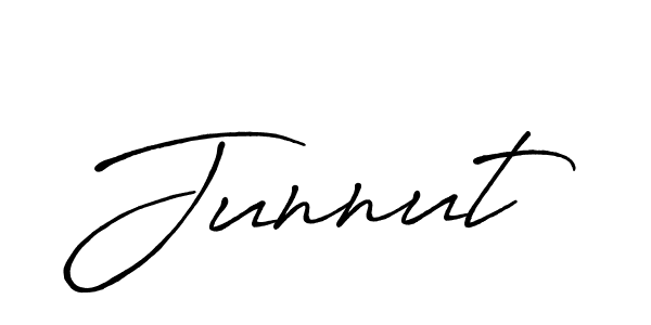 Create a beautiful signature design for name Junnut. With this signature (Antro_Vectra_Bolder) fonts, you can make a handwritten signature for free. Junnut signature style 7 images and pictures png