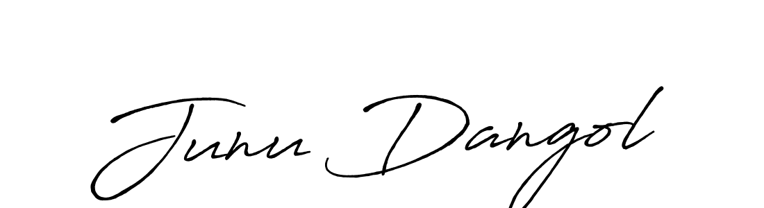 Once you've used our free online signature maker to create your best signature Antro_Vectra_Bolder style, it's time to enjoy all of the benefits that Junu Dangol name signing documents. Junu Dangol signature style 7 images and pictures png