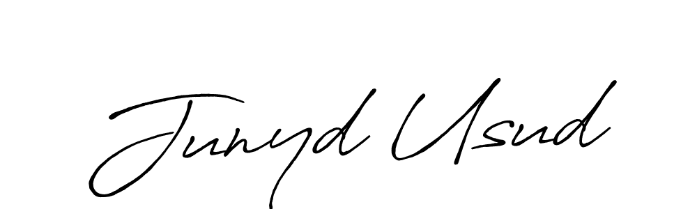 Once you've used our free online signature maker to create your best signature Antro_Vectra_Bolder style, it's time to enjoy all of the benefits that Junyd Usud name signing documents. Junyd Usud signature style 7 images and pictures png