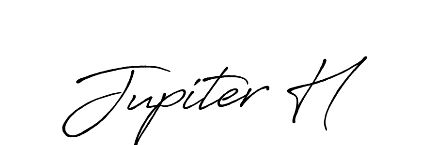 Create a beautiful signature design for name Jupiter H. With this signature (Antro_Vectra_Bolder) fonts, you can make a handwritten signature for free. Jupiter H signature style 7 images and pictures png