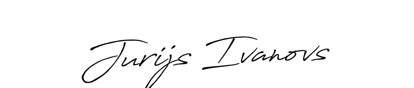 The best way (Antro_Vectra_Bolder) to make a short signature is to pick only two or three words in your name. The name Jurijs Ivanovs include a total of six letters. For converting this name. Jurijs Ivanovs signature style 7 images and pictures png