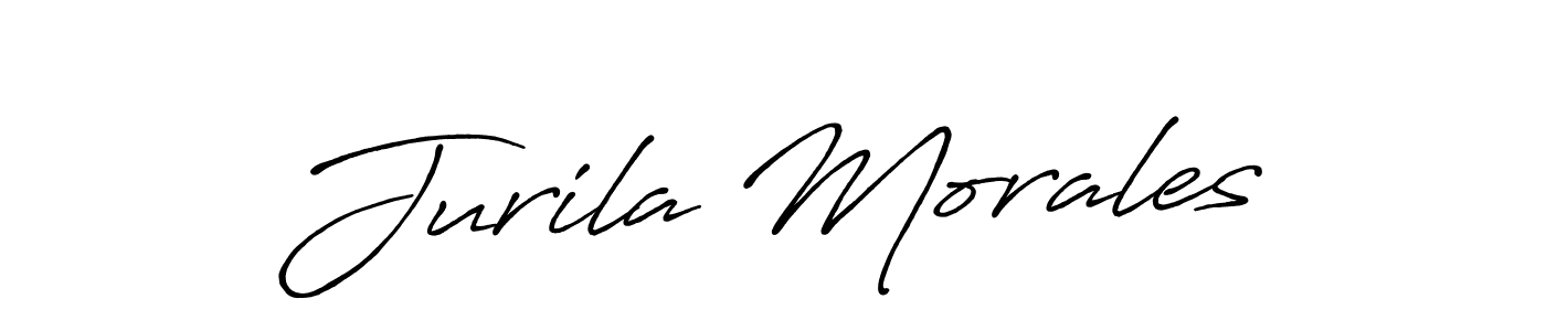 Best and Professional Signature Style for Jurila Morales. Antro_Vectra_Bolder Best Signature Style Collection. Jurila Morales signature style 7 images and pictures png