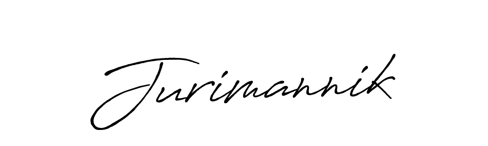 Jurimannik stylish signature style. Best Handwritten Sign (Antro_Vectra_Bolder) for my name. Handwritten Signature Collection Ideas for my name Jurimannik. Jurimannik signature style 7 images and pictures png