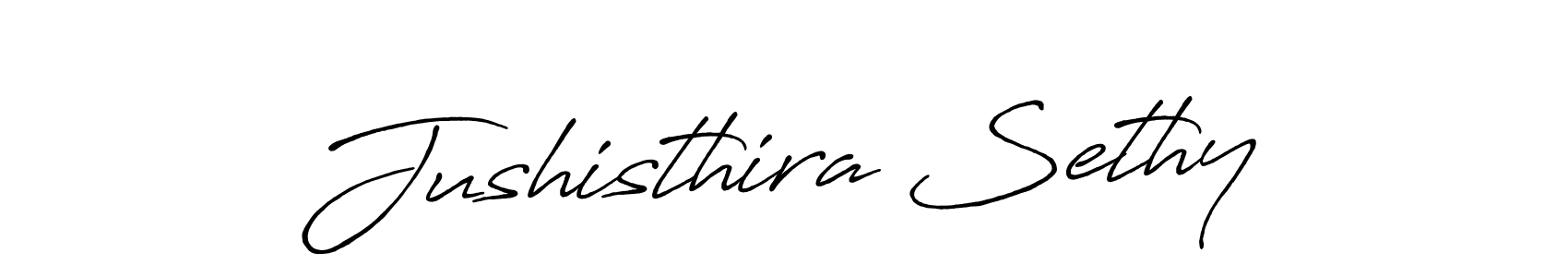 if you are searching for the best signature style for your name Jushisthira Sethy. so please give up your signature search. here we have designed multiple signature styles  using Antro_Vectra_Bolder. Jushisthira Sethy signature style 7 images and pictures png