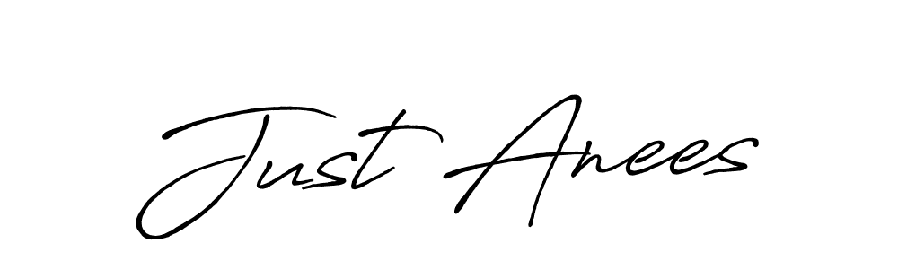 Make a beautiful signature design for name Just Anees. Use this online signature maker to create a handwritten signature for free. Just Anees signature style 7 images and pictures png