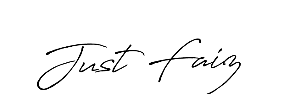 Make a beautiful signature design for name Just Faiz. Use this online signature maker to create a handwritten signature for free. Just Faiz signature style 7 images and pictures png