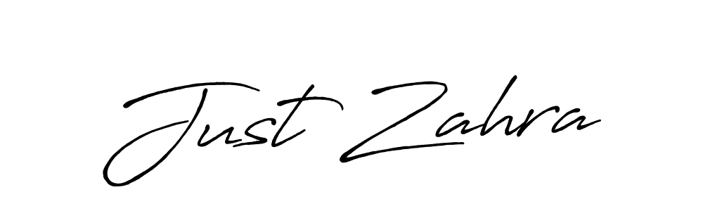 Make a beautiful signature design for name Just Zahra. Use this online signature maker to create a handwritten signature for free. Just Zahra signature style 7 images and pictures png