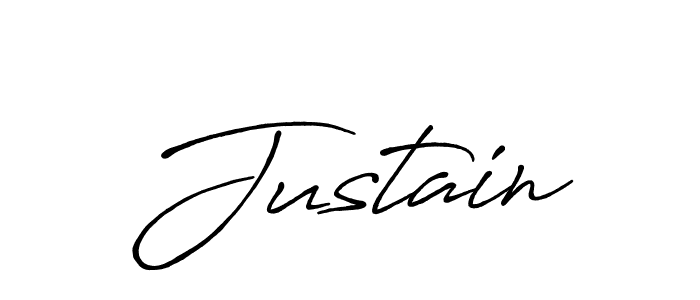 How to make Justain name signature. Use Antro_Vectra_Bolder style for creating short signs online. This is the latest handwritten sign. Justain signature style 7 images and pictures png