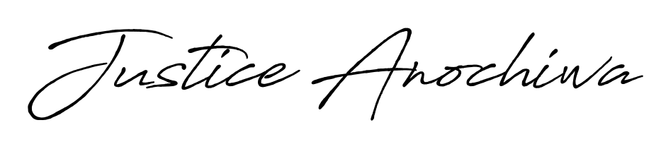 Upgrade your professional image with Justice Anochiwa signature created with Antro_Vectra_Bolder font. Fast, free, and watermark-free download. Justice Anochiwa signature style 7 images and pictures png
