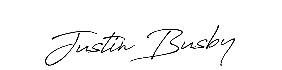 Use a signature maker to create a handwritten signature online. With this signature software, you can design (Antro_Vectra_Bolder) your own signature for name Justin Busby. Justin Busby signature style 7 images and pictures png