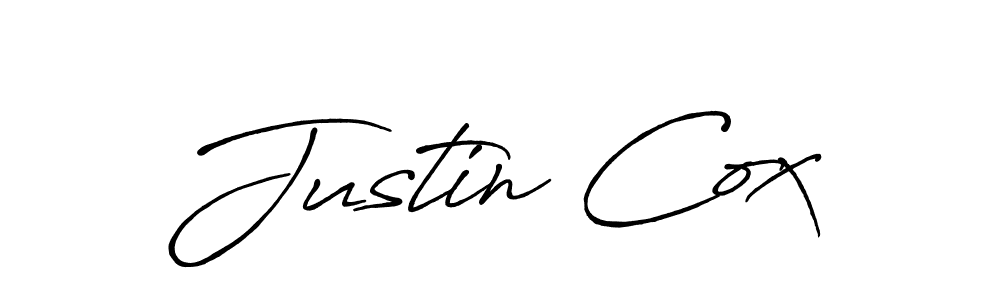 How to make Justin Cox signature? Antro_Vectra_Bolder is a professional autograph style. Create handwritten signature for Justin Cox name. Justin Cox signature style 7 images and pictures png