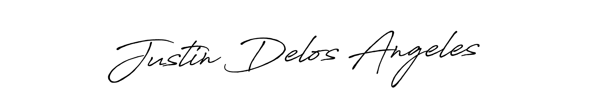 Make a beautiful signature design for name Justin Delos Angeles. Use this online signature maker to create a handwritten signature for free. Justin Delos Angeles signature style 7 images and pictures png