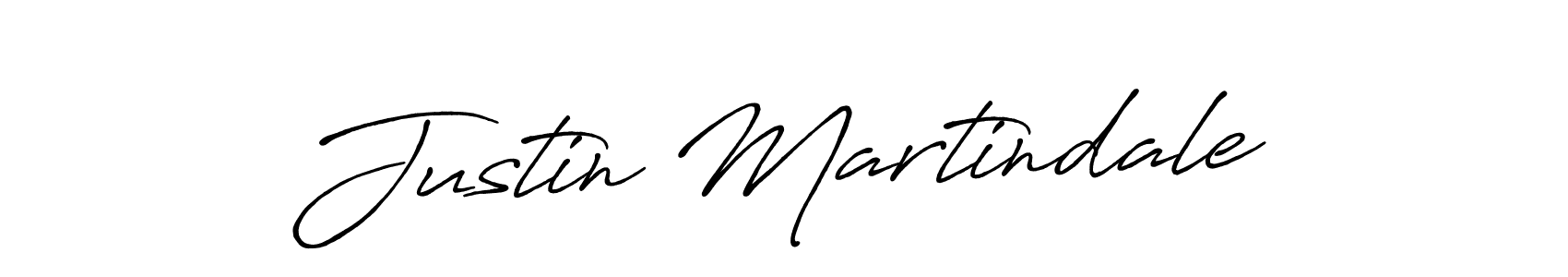 Design your own signature with our free online signature maker. With this signature software, you can create a handwritten (Antro_Vectra_Bolder) signature for name Justin Martindale. Justin Martindale signature style 7 images and pictures png