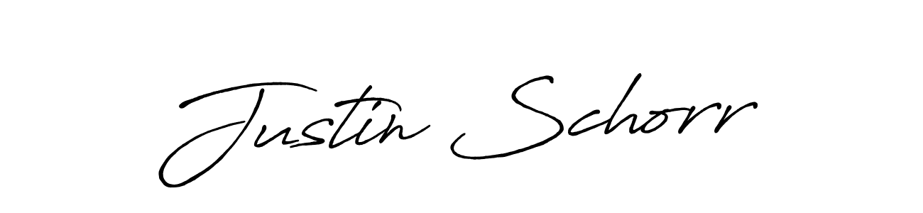 Create a beautiful signature design for name Justin Schorr. With this signature (Antro_Vectra_Bolder) fonts, you can make a handwritten signature for free. Justin Schorr signature style 7 images and pictures png